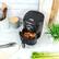 Alt View 12. Bella - 1.6-qt. Analog Air Fryer - Black.