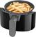 Alt View 13. Bella - 1.6-qt. Analog Air Fryer - Black.