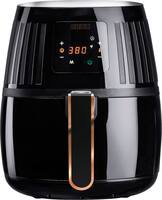 CRUX - 2.6-qt. Touchscreen Air Convection Fryer - Black - Front_Zoom