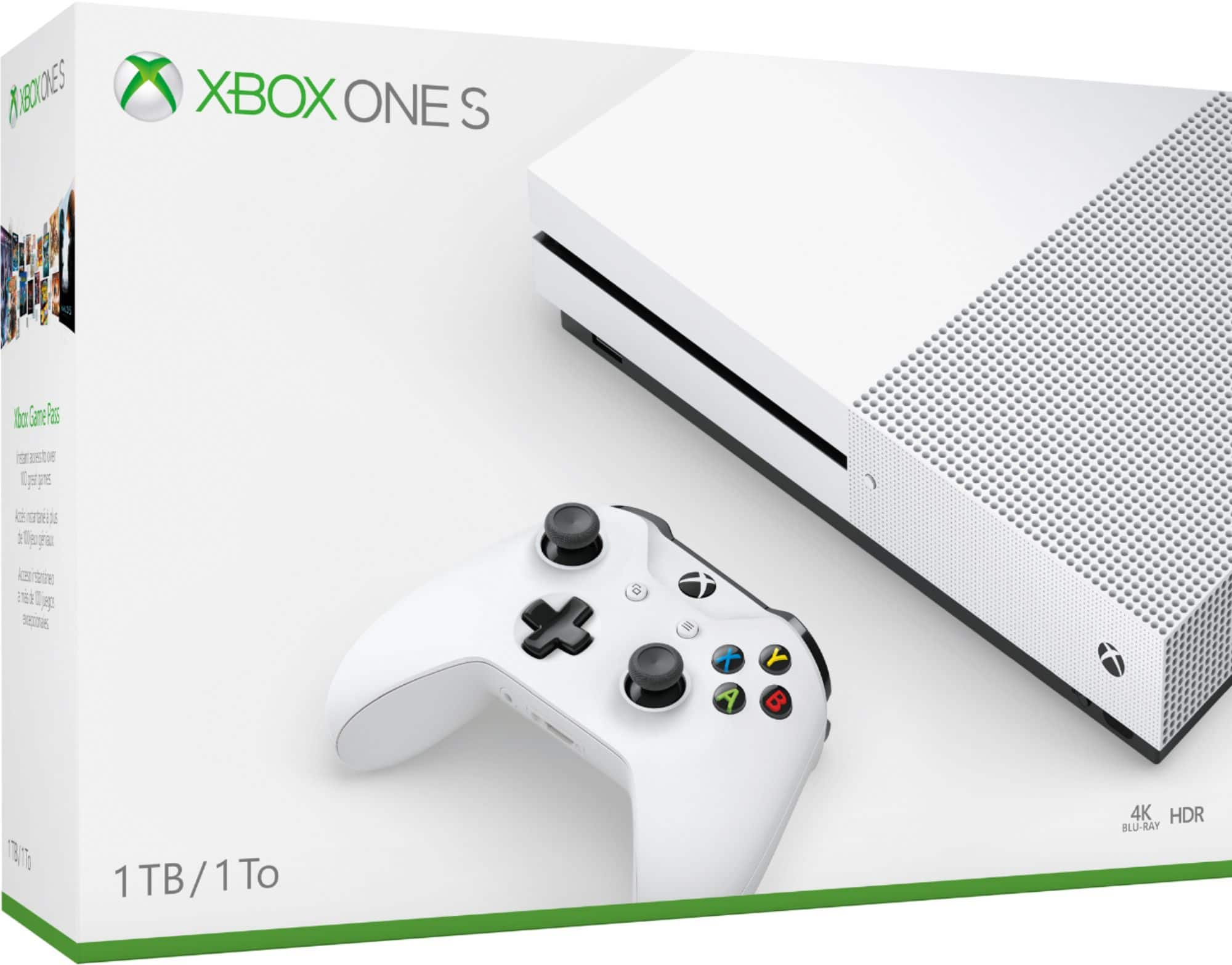 Best Buy Microsoft Xbox One S 1TB Console Bundle White 234 00001