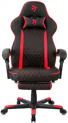 Arozzi - Mugello Special Edition Gaming Chair with Footrest - Red - Front_Zoom
