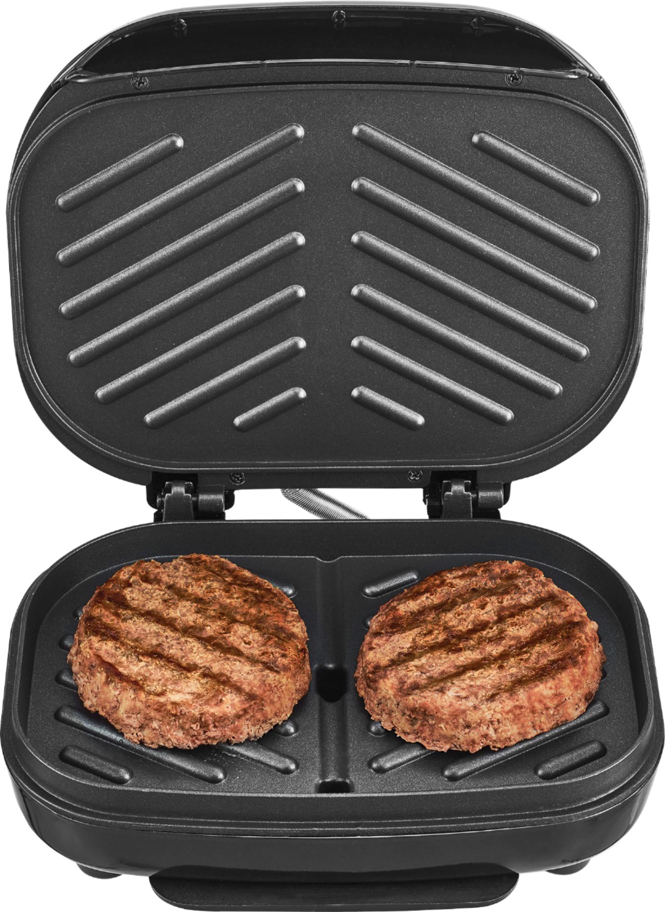 Zoom in on Alt View Zoom 13. Bella - 2 Burger Electric Grill - Black.