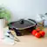 Alt View 13. Bella - 11″ x 11″ Non-Stick Electric Skillet - Black.