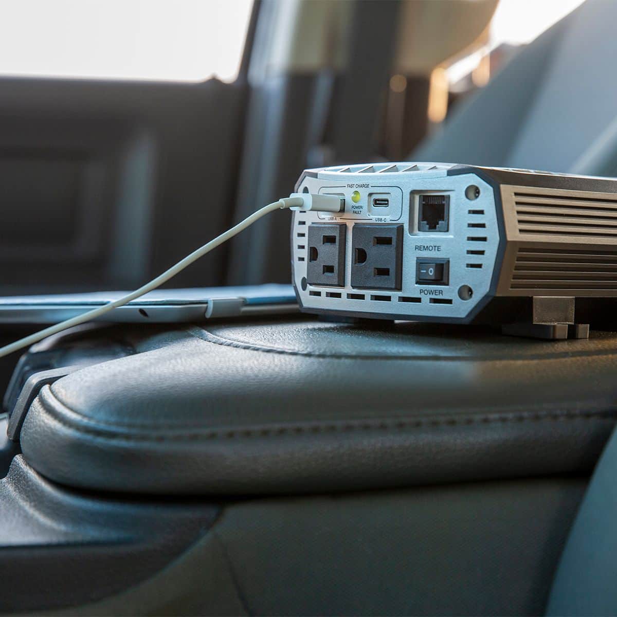 Alt View 16. Cobra - POWER 500 Watt Power Inverter with Fast Charge USB - Black.