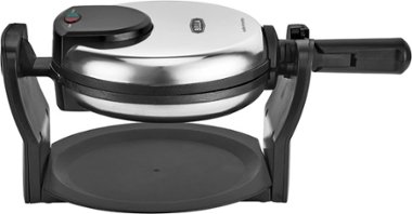 Bella - Non-Stick Rotating Belgian Waffle Maker - Stainless Steel - Angle_Zoom