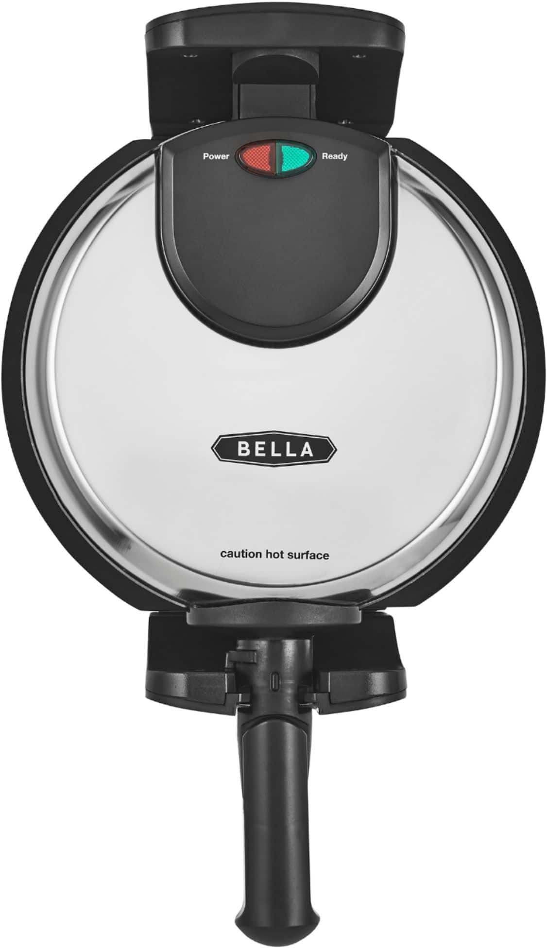 Alt View 11. Bella - Non-Stick Rotating Belgian Waffle Maker - Stainless Steel.