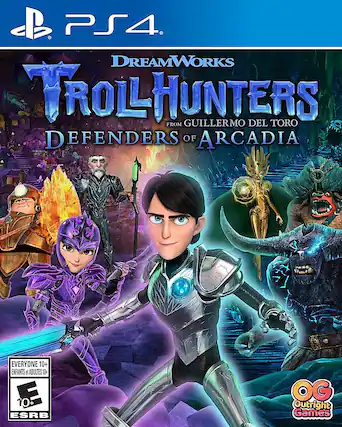 Front. Outright Games - Trollhunters Defenders of Arcadia. - E10+ (Everyone 10+)
