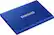 Alt View 14. Samsung - Geek Squad Certified Refurbished T7 2TB External USB 3.2 Gen 2 Portable SSD with Hardware Encryption - Indigo Blue.