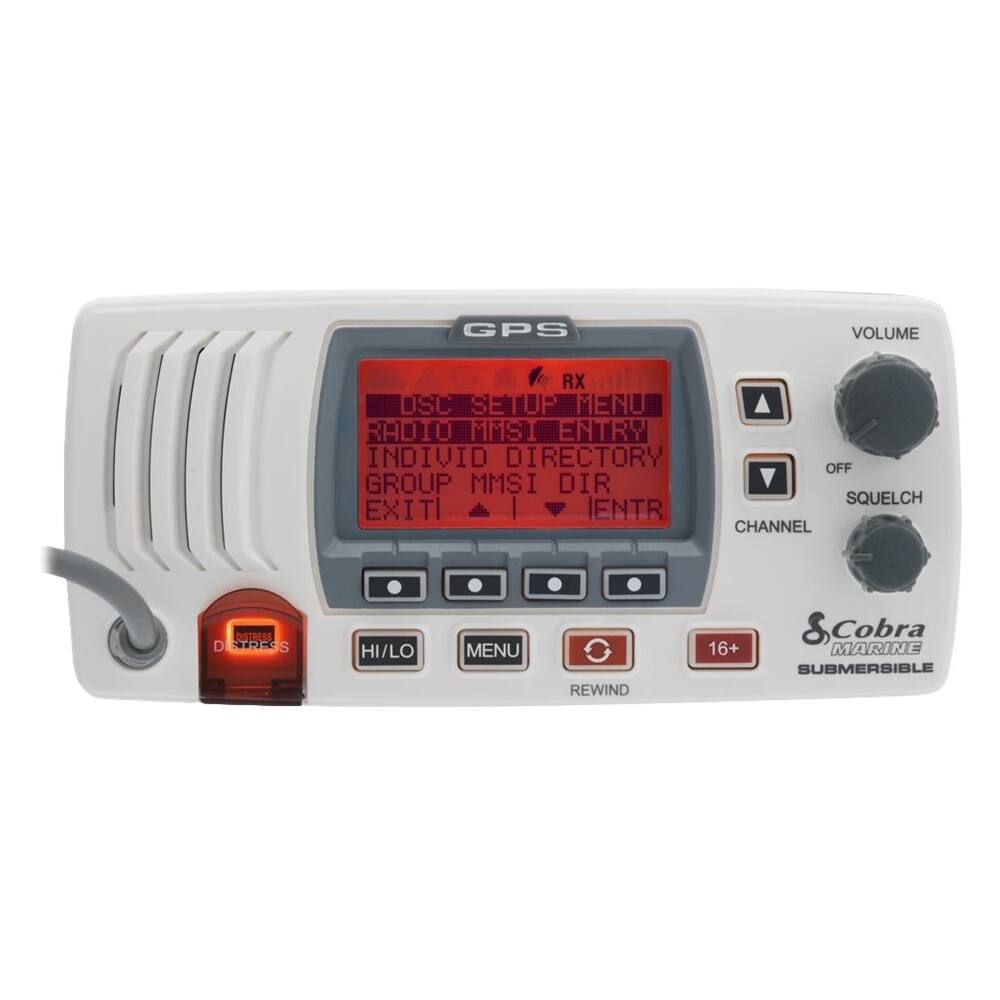 Alt View 12. Cobra - Marine 2-Way Radio - White.