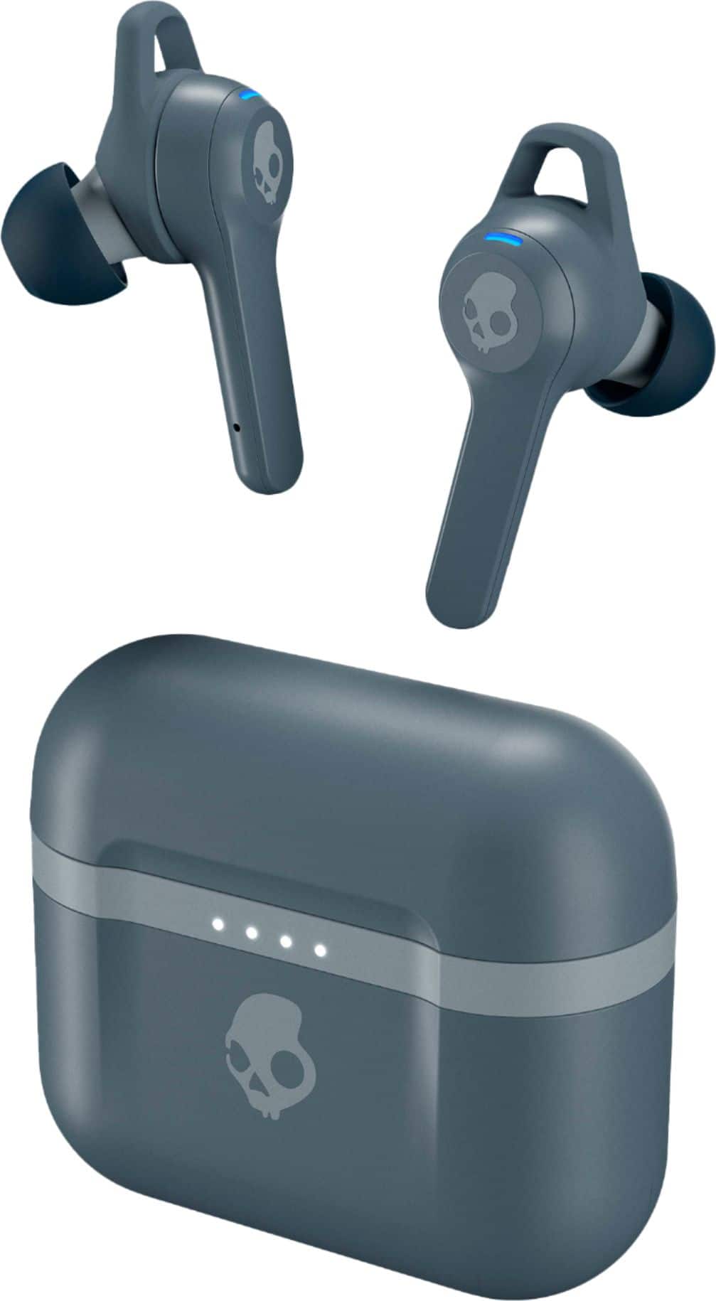 Front. Skullcandy - Indy Evo True Wireless In-Ear Headphones - Chill Grey.