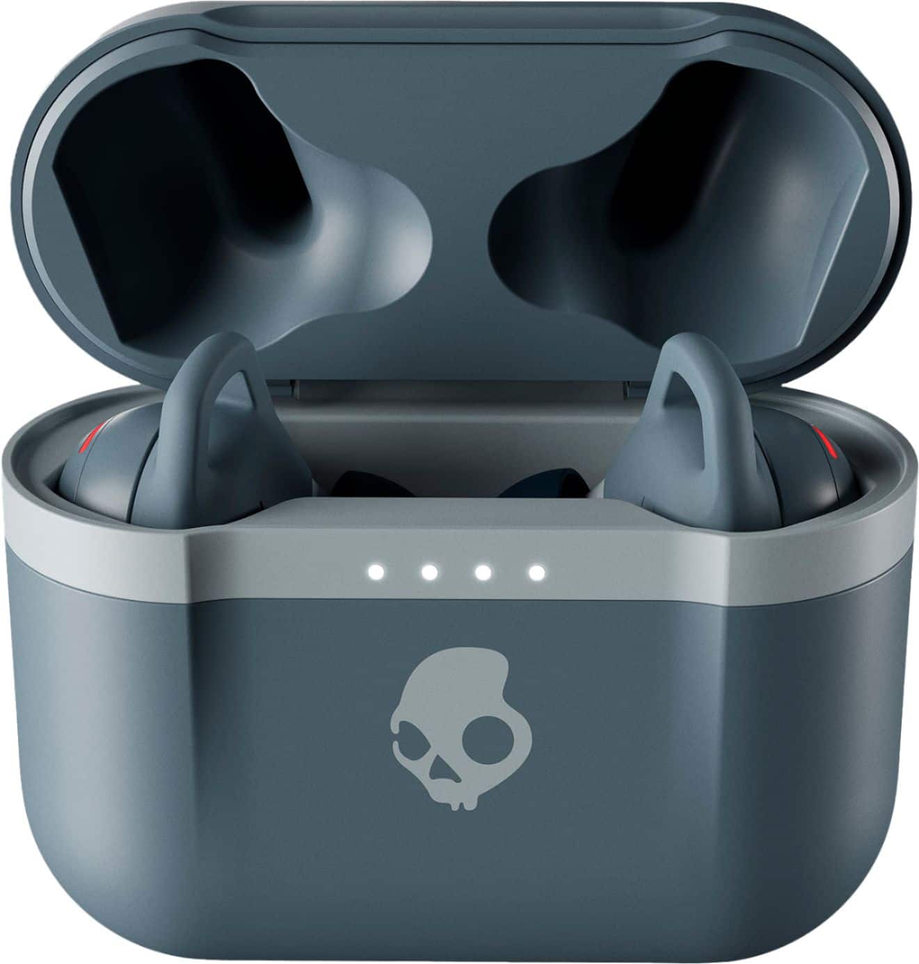 Left. Skullcandy - Indy Evo True Wireless In-Ear Headphones - Chill Grey.