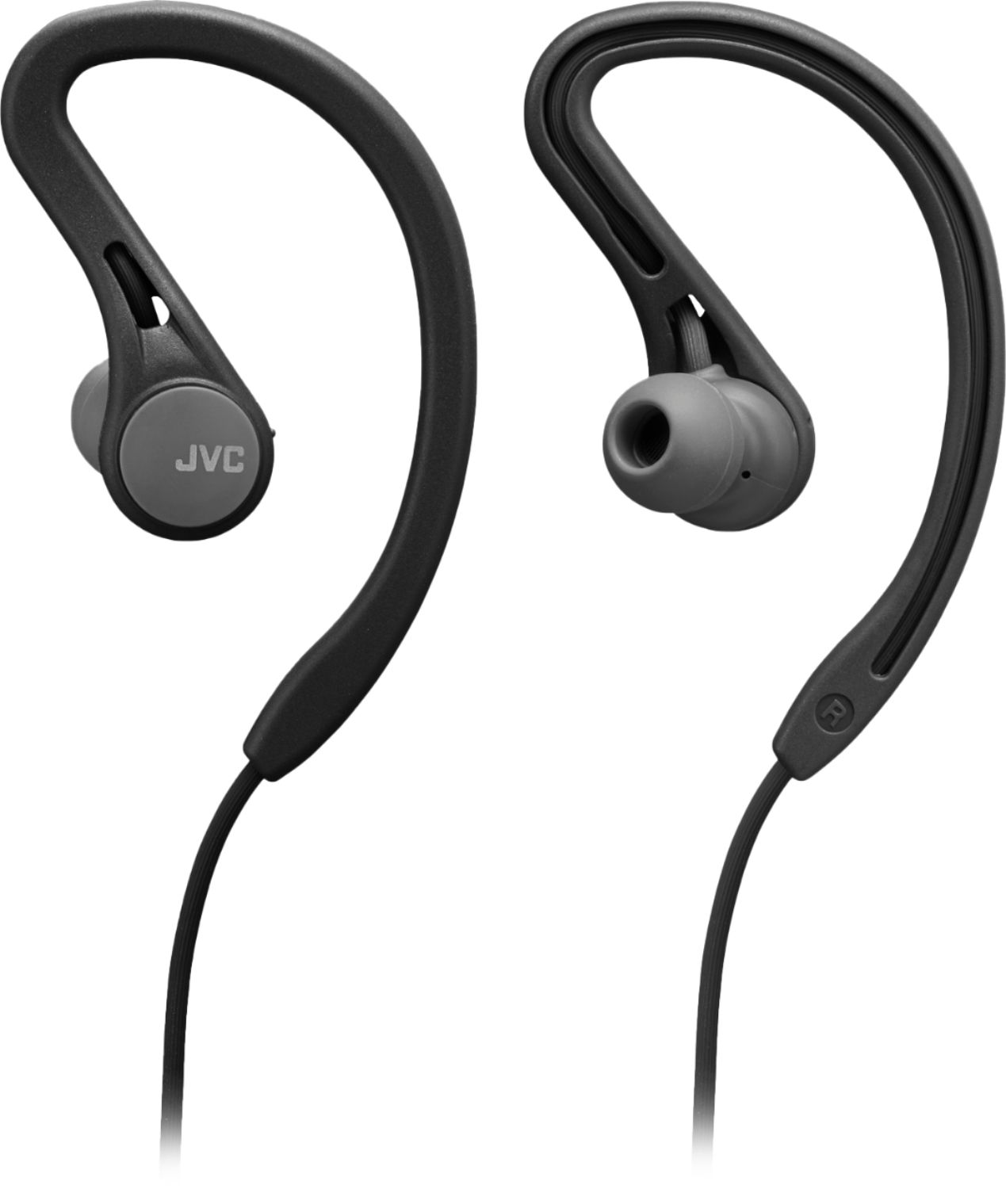 JVC Ear-Clip Sports Headphones, Black, HAEB75B 