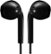 Front Zoom. JVC - Wired Earbud with Microphone and Remote - Black.