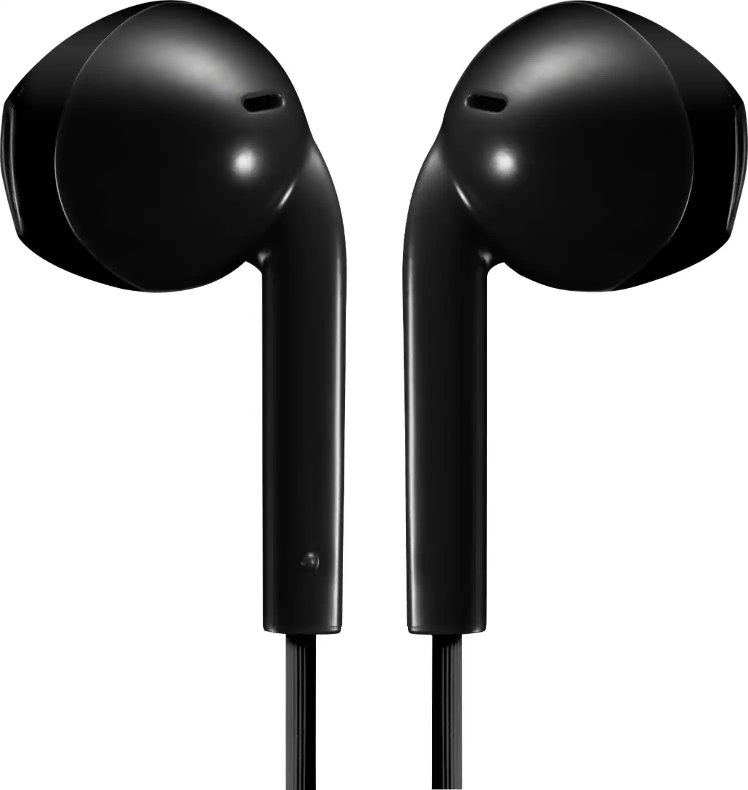 JVC - Wired Earbud with Microphone and Remote - Black