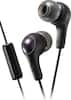 Front. JVC - Wired Gumy Plus In Ear Headphones with Microphone and Remote - Black.