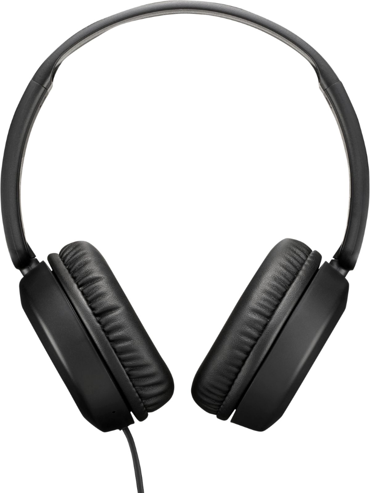 Left View: JVC - Powerful Sound On Ear Headphones - Black
