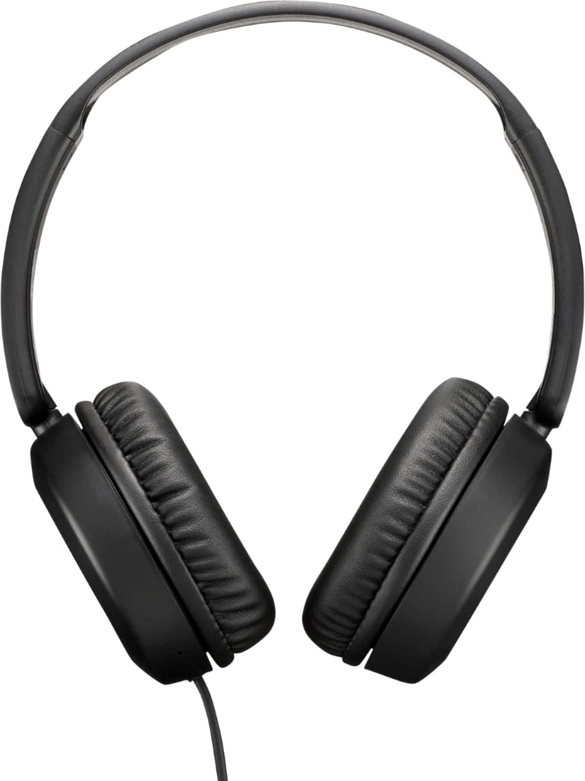 Left. JVC - Powerful Sound On Ear Headphones - Black.