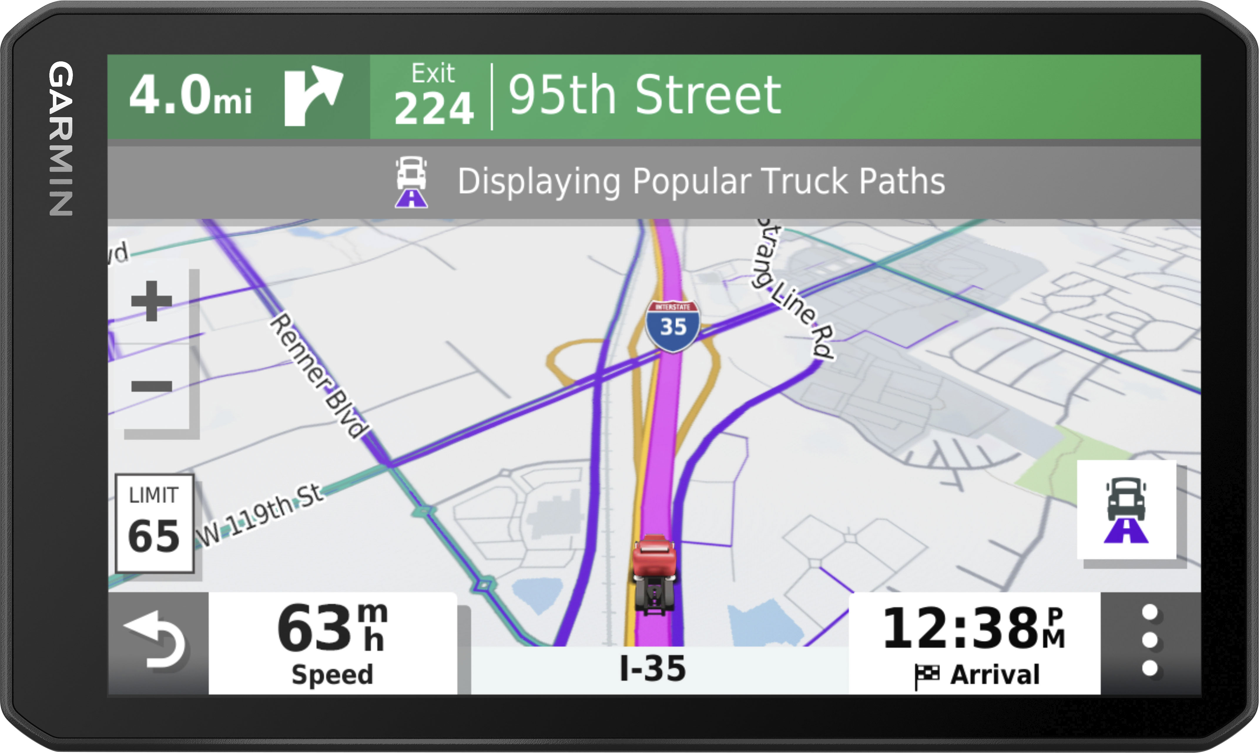 Semi Truck GPS Commercial Driver Big Rig Accessories Navigation System Trucker 