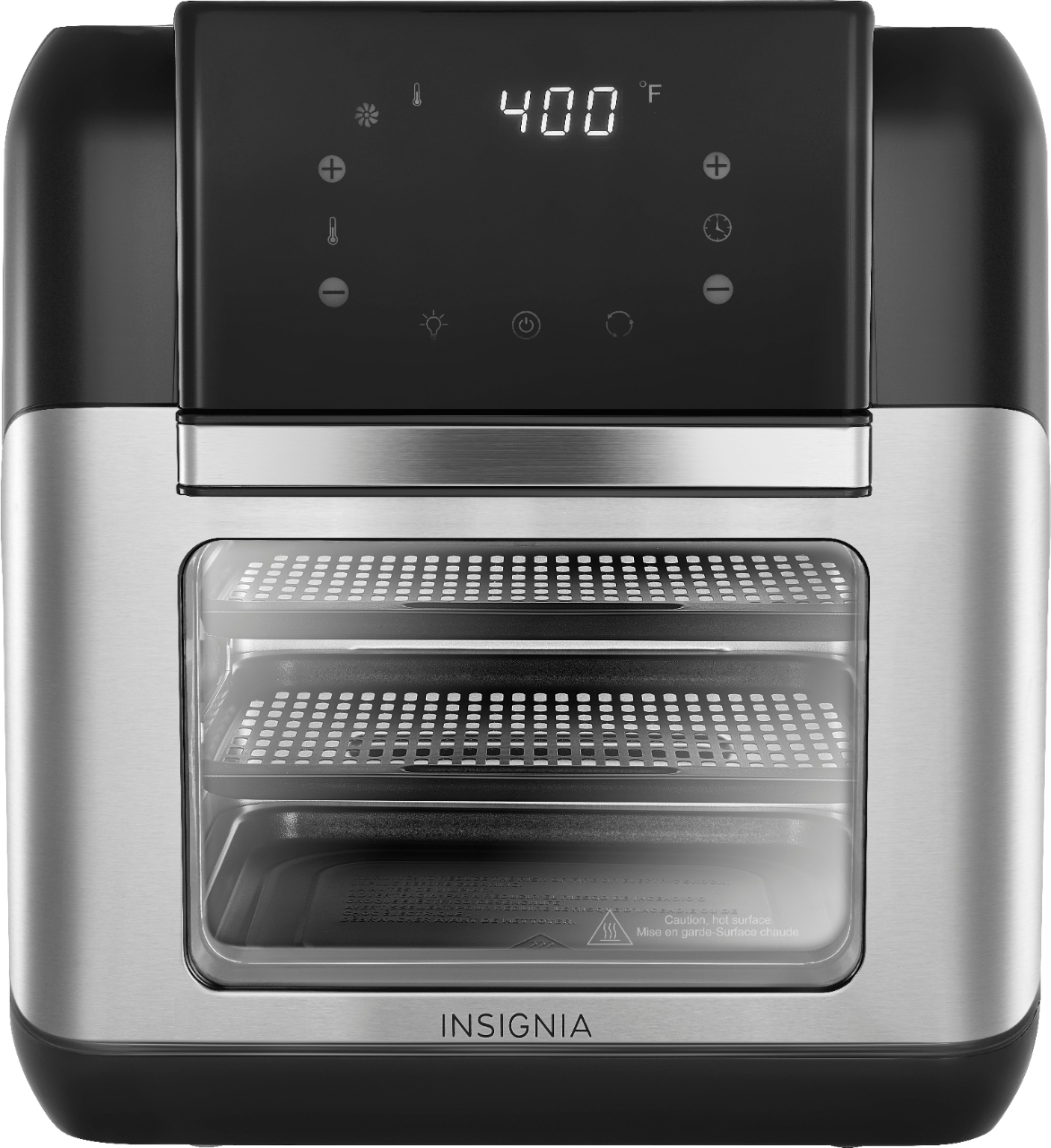 Zoom in on Angle Zoom. Insignia™ - 10 Qt. Digital Air Fryer Oven - Stainless Steel.