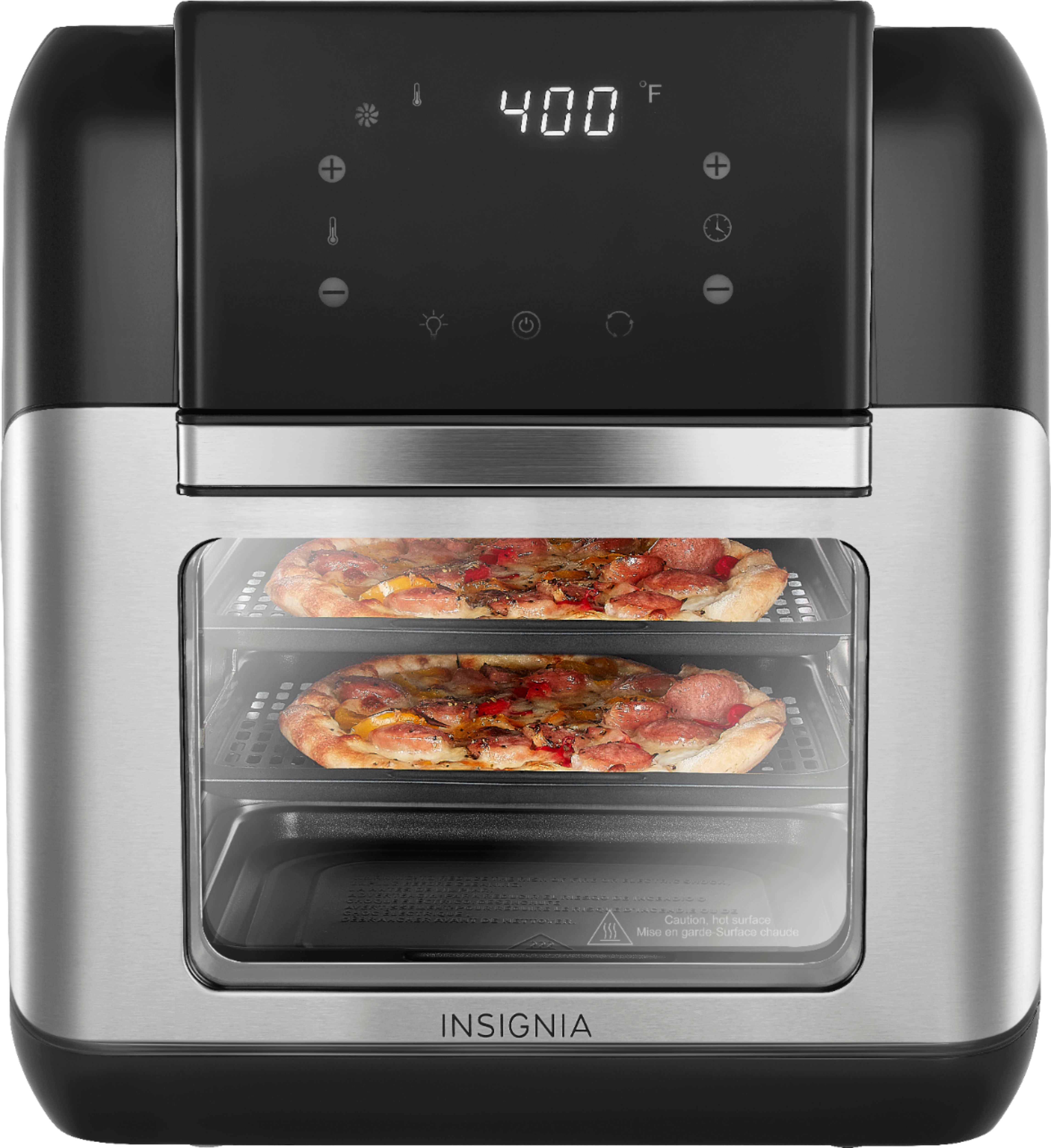 Best Buy: Insignia™ 10 Qt. Digital Air Fryer Oven Stainless Steel  NS-AFO6DSS1