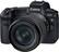 Front. Canon - EOS R Mirrorless 4K Video Camera with RF 24-105mm f/4-7.1 IS STM Lens - Black.
