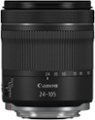 Alt View Zoom 1. Canon - EOS R Mirrorless 4K Video Camera with RF 24-105mm f/4-7.1 IS STM Lens - Black.