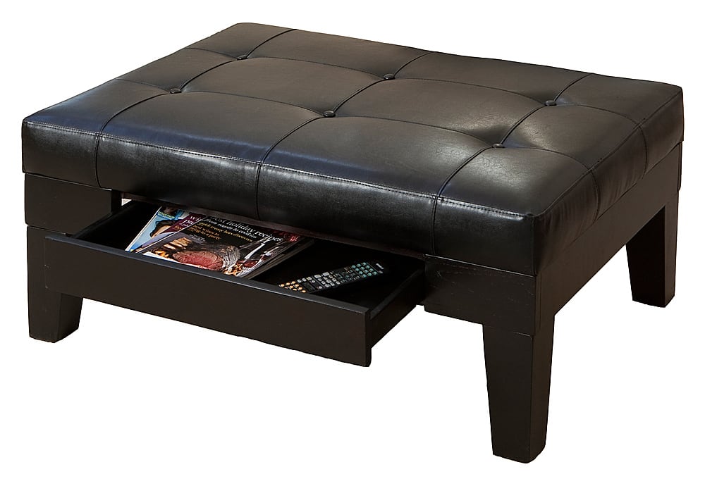 Noble House - Chatham Storage Ottoman - Dark Espresso