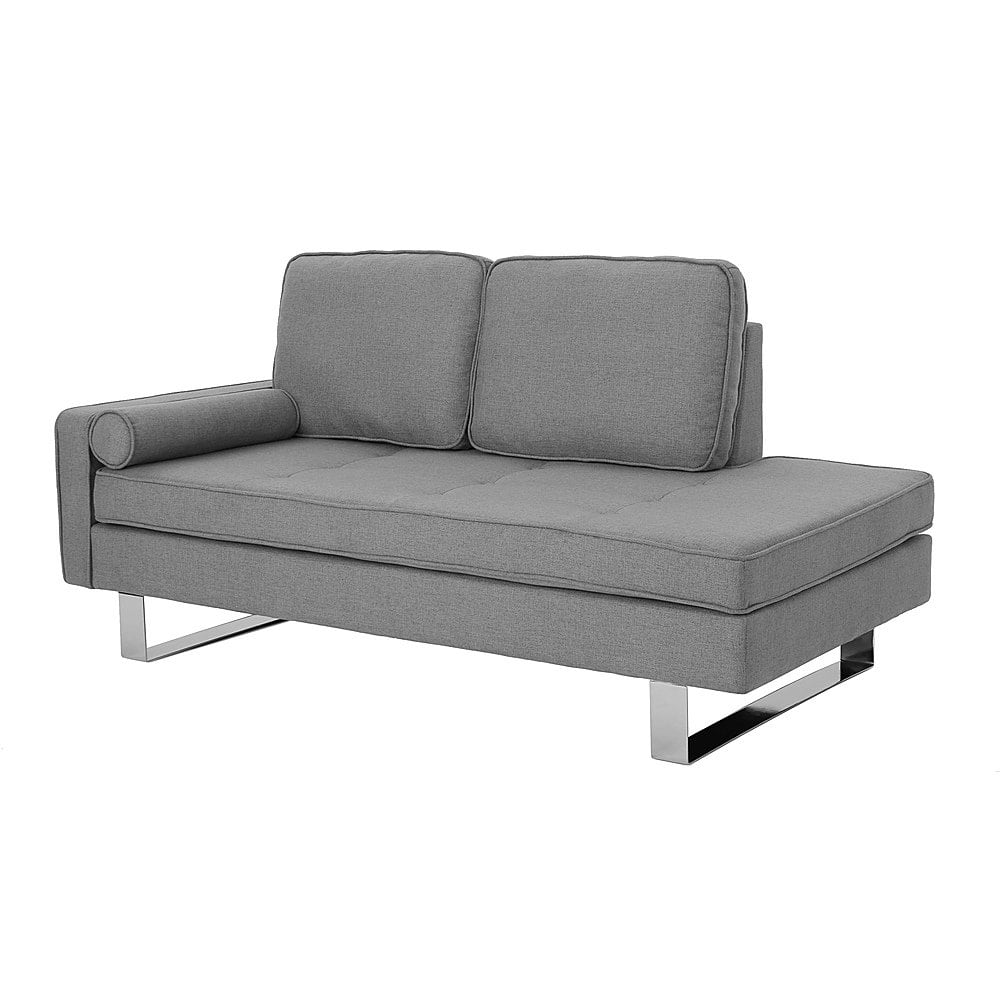 Noble House - Gourdin Chaise Loveseat - Grey