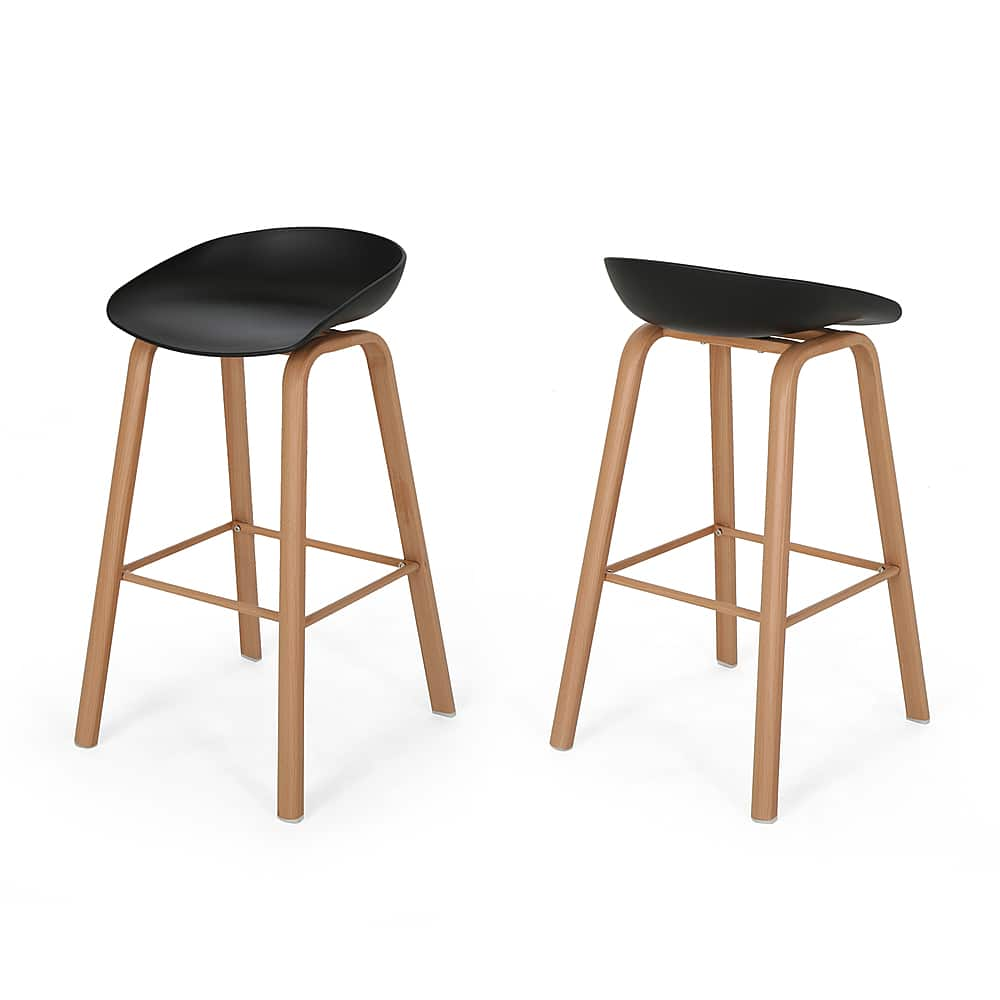 Noble House - Commodore Iron Barstool (Set of 2) - Black