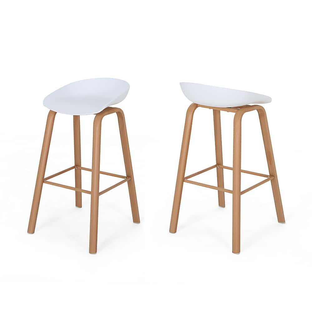 Noble House - Commodore Iron Barstool (Set of 2) - White