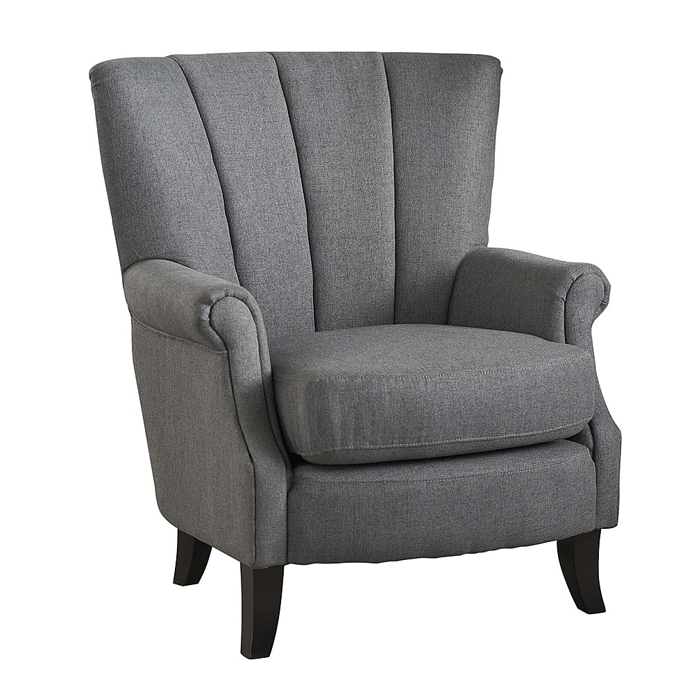 Angle View: Noble House - Winston Club Chair - Charcoal