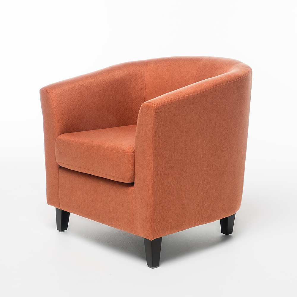 Left View: Noble House - Tippett Club Chair - Orange