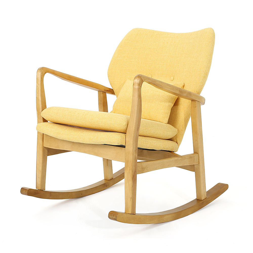 Noble House - Hillsboro Rocking Chair - Muted Yellow