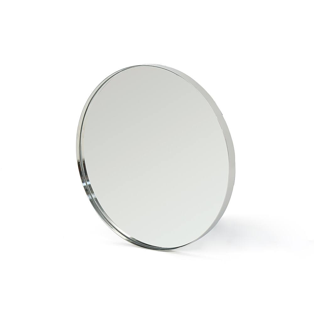 Angle View: Noble House - Mimi Circular Wall Mirror - Silver