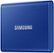 Alt View Zoom 12. Samsung - Geek Squad Certified Refurbished T7 500GB External USB 3.2 Gen 2 Portable SSD with Hardware Encryption - Indigo Blue.