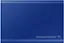 Alt View 13. Samsung - Geek Squad Certified Refurbished T7 500GB External USB 3.2 Gen 2 Portable SSD with Hardware Encryption - Indigo Blue.