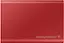 Alt View 13. Samsung - Geek Squad Certified Refurbished T7 2TB External USB 3.2 Gen 2 Portable SDD with Hardware Encryption - Metallic Red.