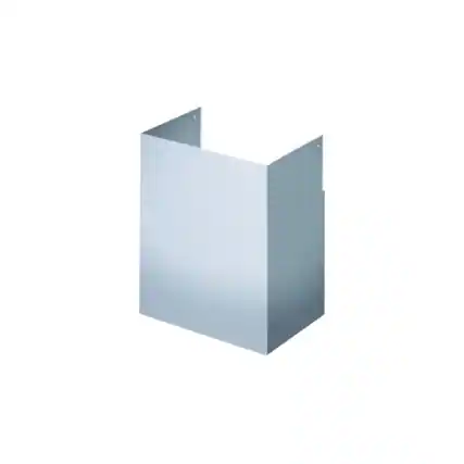 Front. Thermador - Telescopic Duct Cover for PROFESSIONAL SERIES PH48GWS and PH48HWS Hoods - Silver.