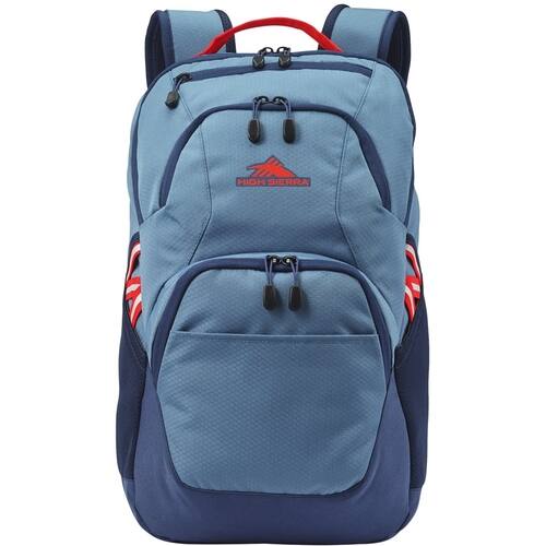 High Sierra - Swoop SG Backpack for 17" Laptop - Graphite Blue/True Navy-Front_Standard 
