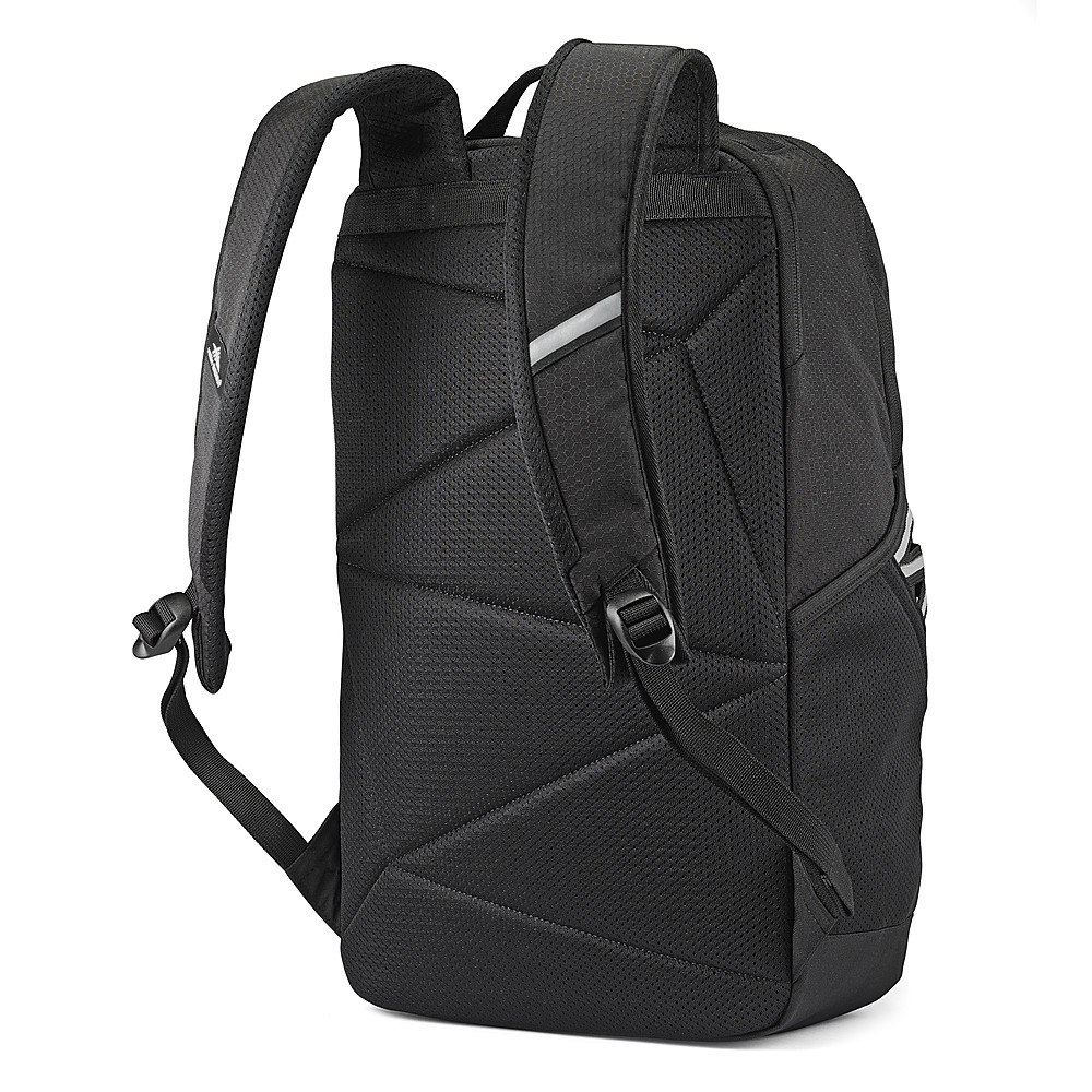 Back View: Swissdigital Design - Pearl TM massage Backpack - Black