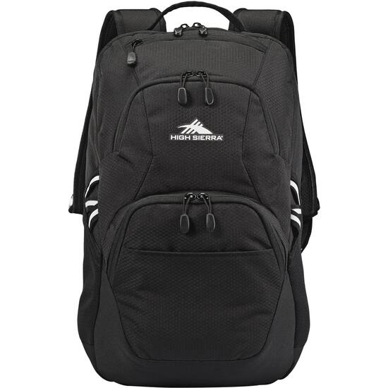 High sierra outlet loop backpack black