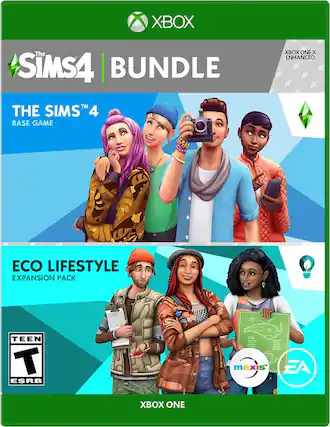 Front. Electronic Arts - The Sims 4 Plus Eco Lifestyle Bundle. - T (Teen 13+)