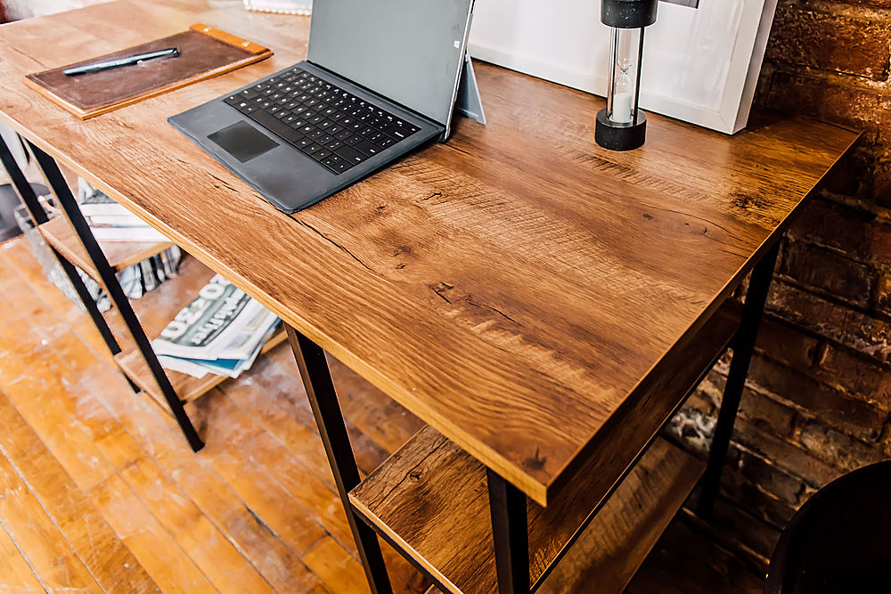 OneSpace Computer Desk Light Oak 50-LD01LO - Best Buy