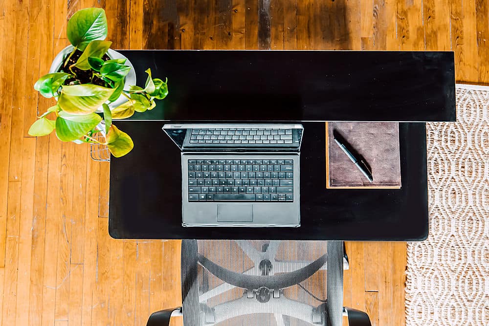 Alt View 15. OneSpace - Lennox Computer Desk with Hutch - Black.