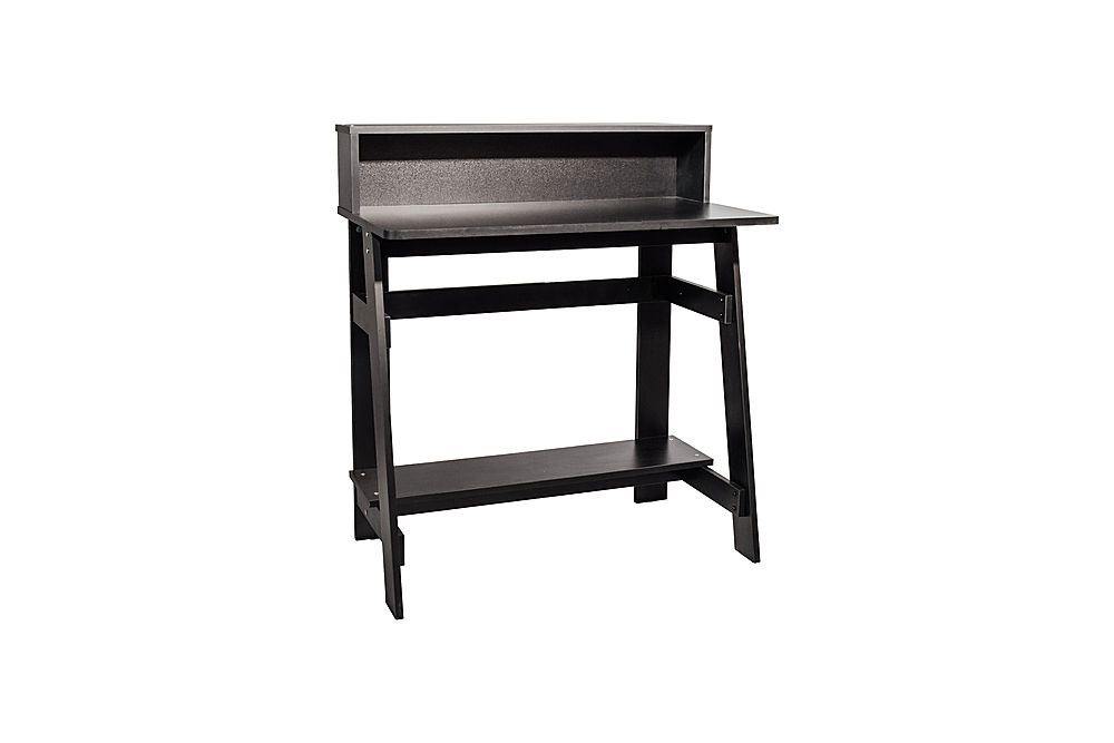 OneSpace - Lennox Computer Desk with Hutch - Black