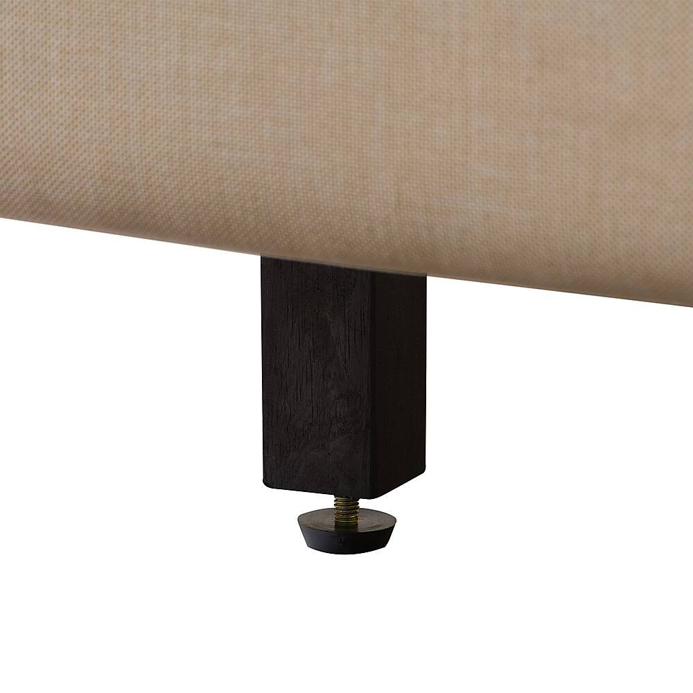 Alt View 16. CorLiving - Bellevue Wide Panel Upholstered Bed, Full - Beige.