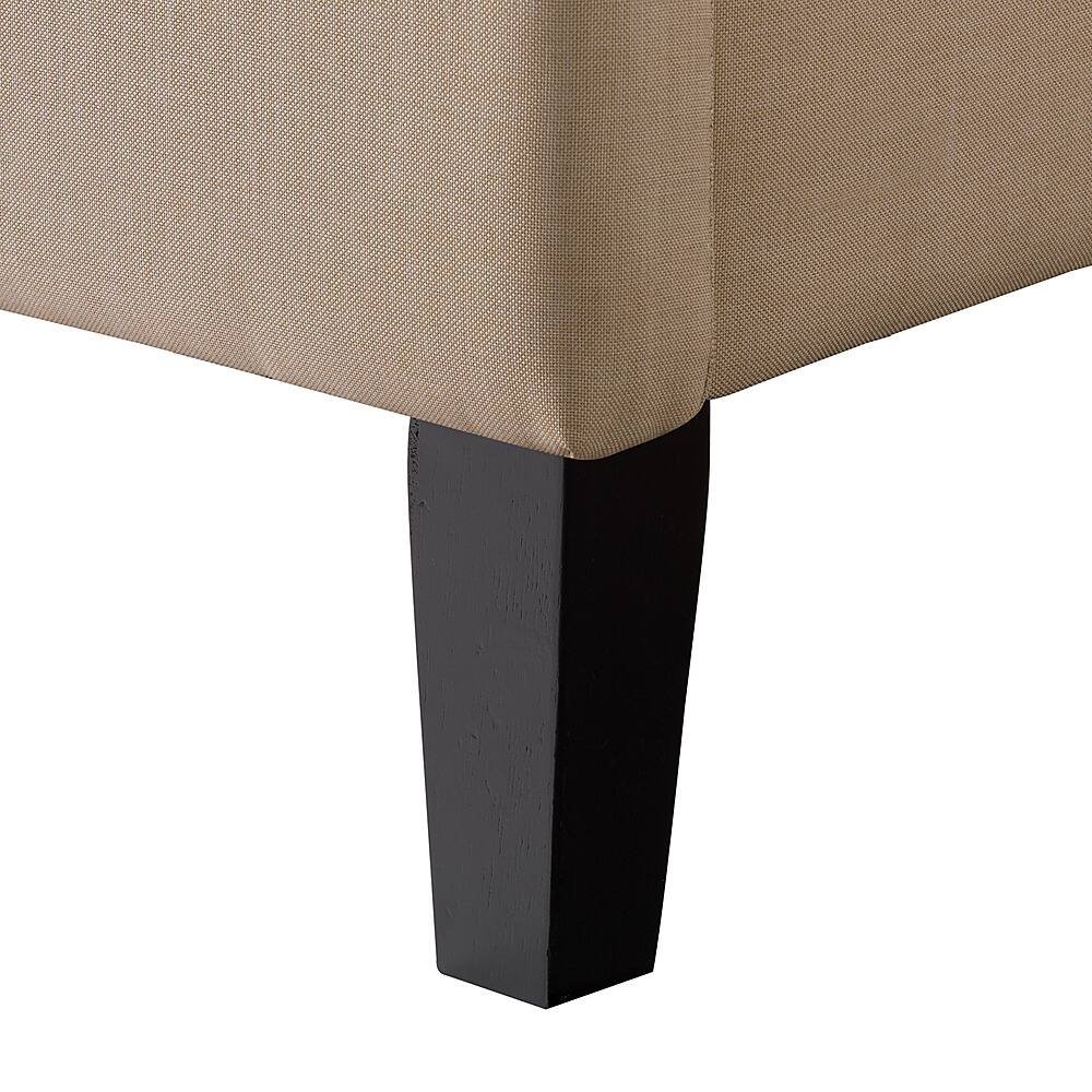 Alt View 15. CorLiving - Nova Ridge Tufted Upholstered Bed, Twin - Cream.