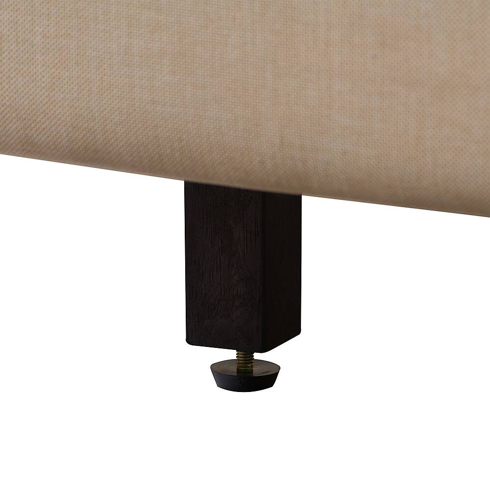 Alt View 16. CorLiving - Nova Ridge Tufted Upholstered Bed, Twin - Cream.