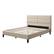 Best Buy: CorLiving Bellevue Wide Panel Upholstered Bed, Queen Cream ...