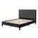 Front. CorLiving - Nova Ridge Tufted Upholstered Bed, Full - Dark Gray.